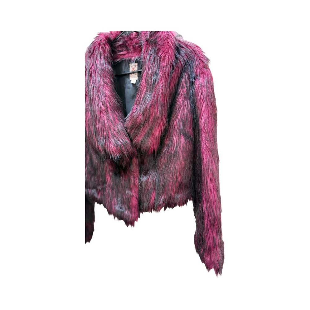 Dramatic Faux Fur Goth Jacket – M - Picture 17 of 17